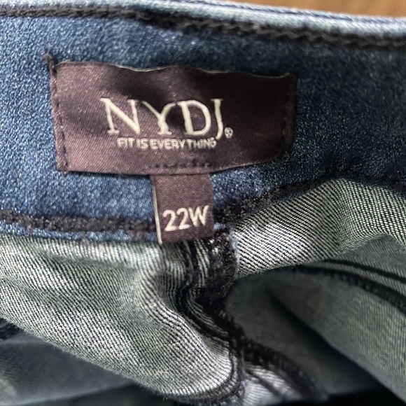 NYDJ High Straight Jeans In Plus Size 22W NWT - Picture 10 of 12
